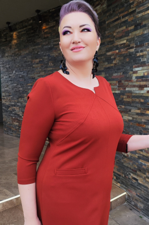 Rochie 801 teracota Viada [3]