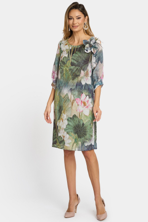 Rochii gala - Rochie 990 flori2 Viada