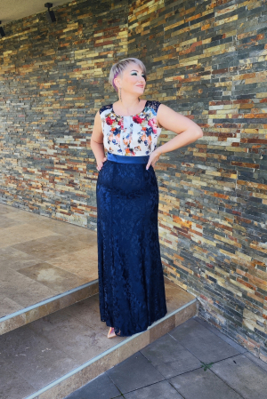 Rochie 991 inflorata Fany Lux [1]