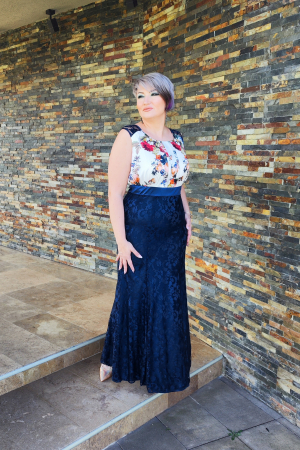 Rochie 991 inflorata Fany Lux [2]