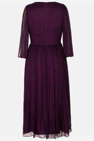 Rochie 995 matase naturala mov Viada [3]