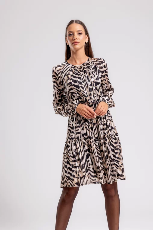 Rochie C8455 animal print Caramel [0]