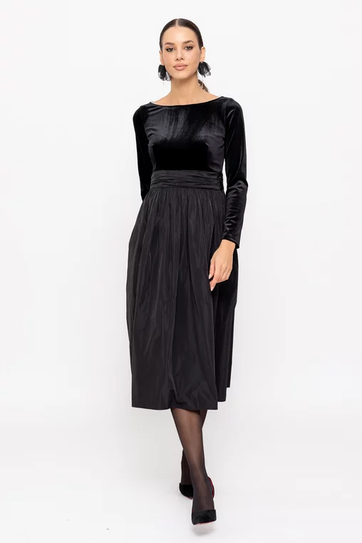 Rochie C8479 neagra Caramel [0]