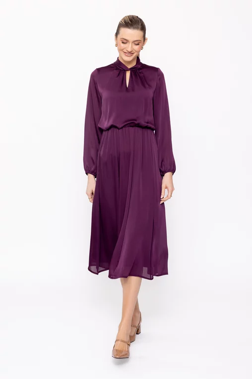 Rochie C8505 mov Caramel [3]