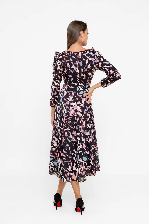 Rochie C8566 animal print Caramel [6]