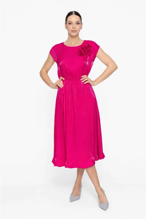 Imbracaminte Femei - Rochie C8622 fuxia Caramel