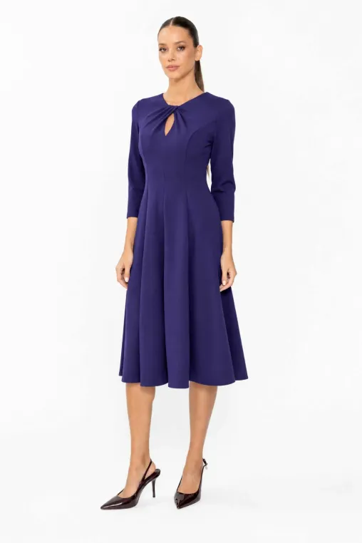 Imbracaminte Femei - Rochie C8653 cobalt Caramel