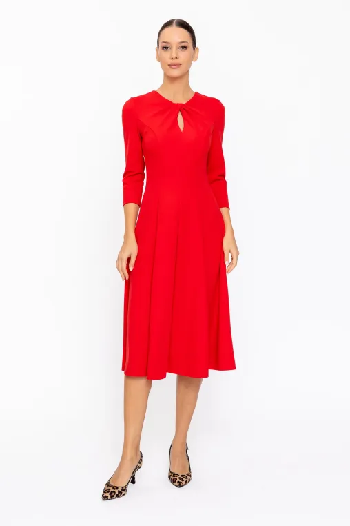 Rochie C8653 rosie Caramel