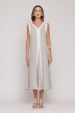 Rochie CC1MZ4247 bej Mizar [3]