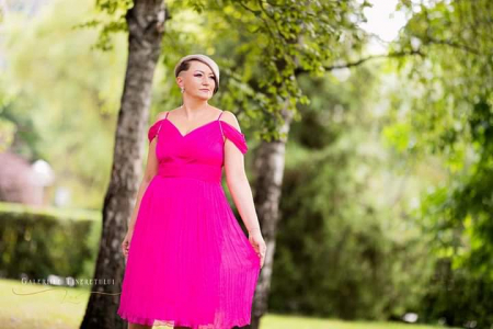 Rochie fucsia m nat Ginette [6]