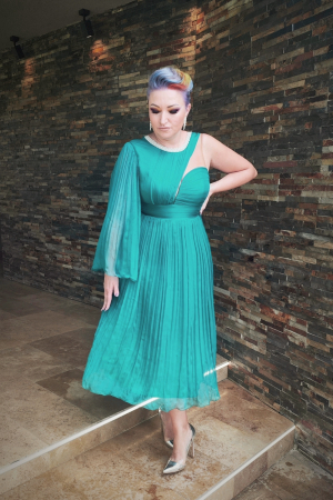 Rochii gala - Rochie M5071/T68 verde Ginette