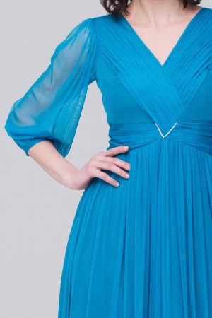 Rochie M595/T66 turquaz Ginette [2]