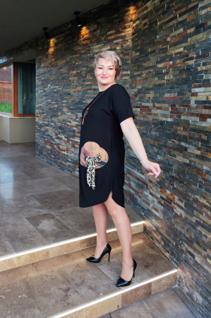 Rochie T104 palarie neagra [1]