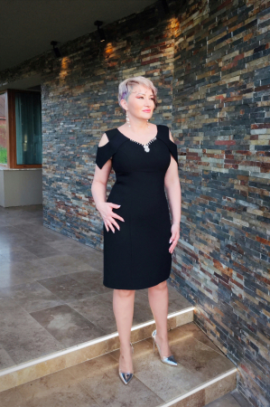 Rochie T107 neagra [1]