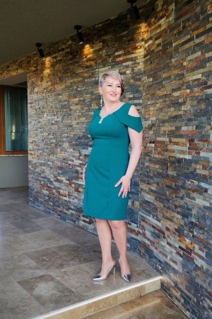 Rochie T107 verde [3]