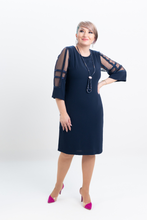 Rochie T120 bleumarine [2]