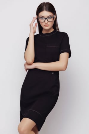 Rochii casual - Rochie US2MZ4022 neagra Mizar