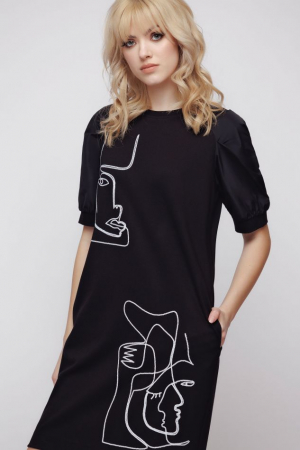 Rochie US2MZ4104 neagra Mizar [0]