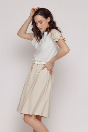 Rochie US4MZ4206 crem Mizar [0]