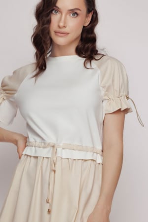 Rochie US4MZ4206 crem Mizar [3]