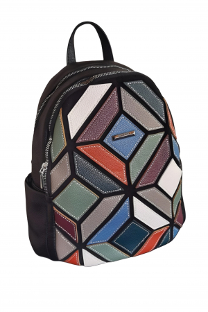Genti dama - Rucsac 45+1 piele ecologica negru Cavalera