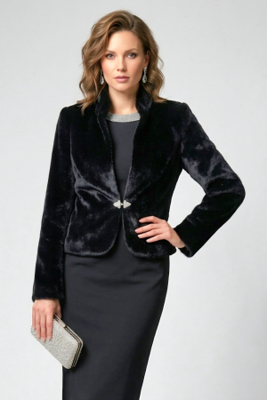 Sacouri dama - Sacou 310 negru blanita Viada