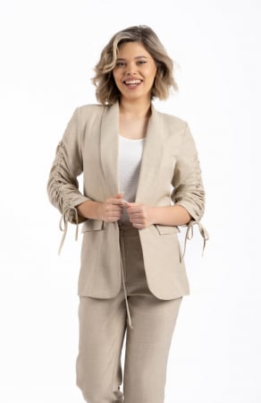 Sacouri dama - Sacou 4728 bej La Donna