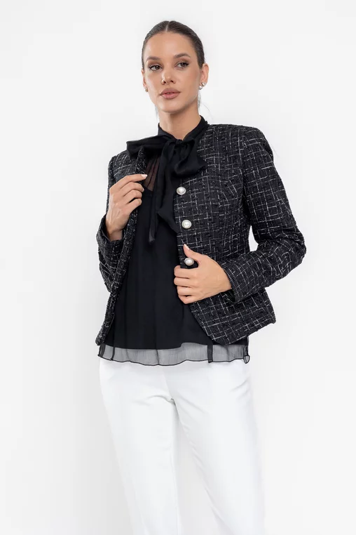 Sacou C1516 negru bucle Caramel [5]