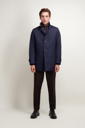 Scurte, Paltoane barbati - Trench 29739 bleumarine Lavard