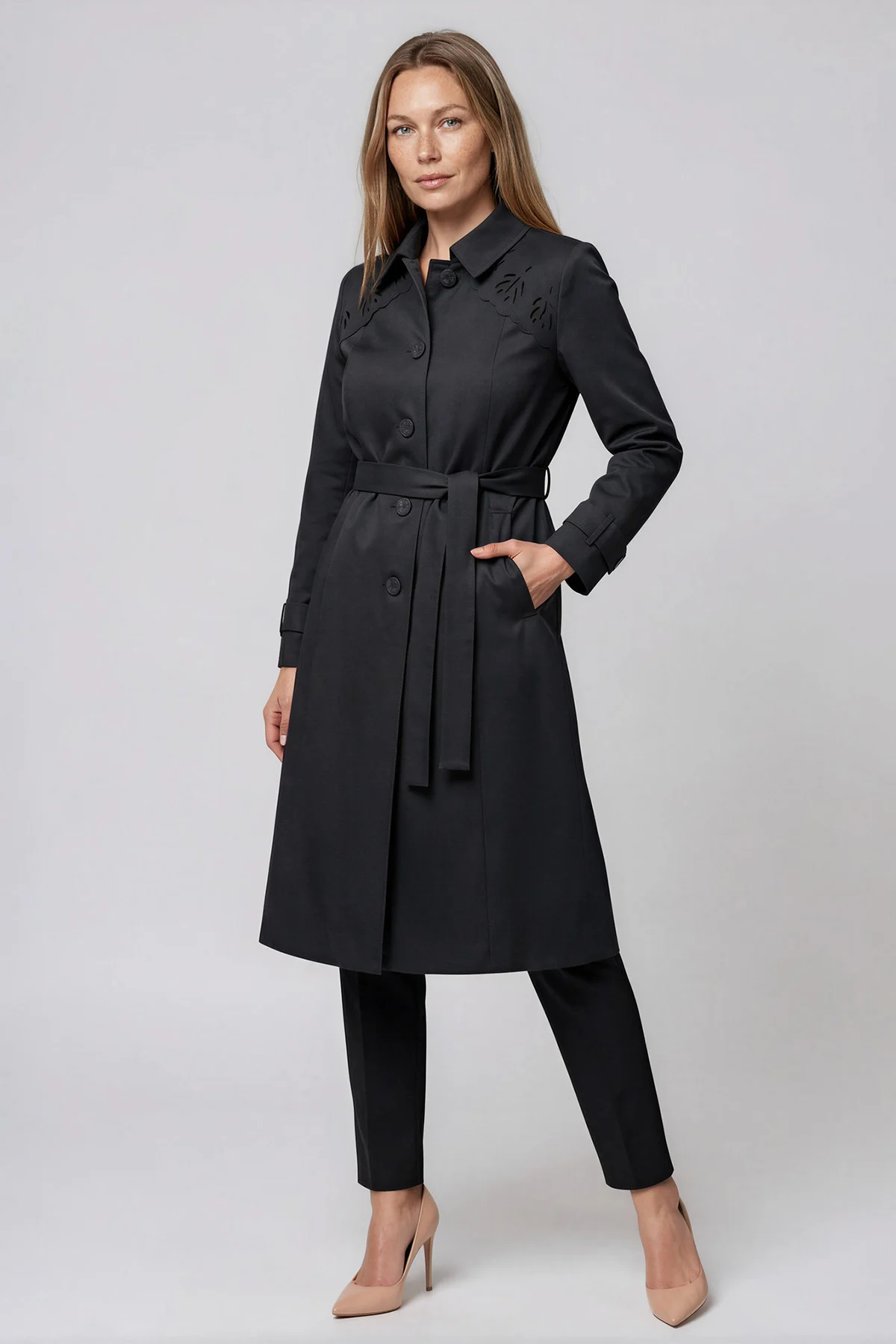 Imbracaminte Femei - Trench 7410 negru Viada