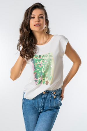 Tricou 13825 verde Hermosa [0]