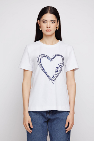 Tricouri dama - Tricou 4422 ivoar inima Mizar