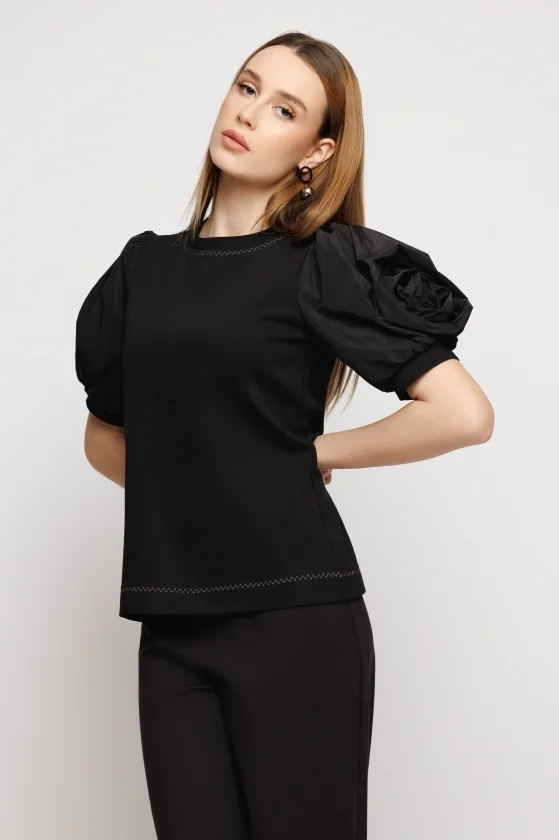 Imbracaminte Femei - Tricou 6027 negru Mizar