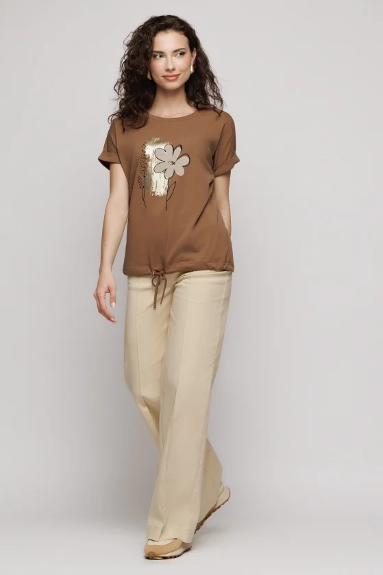 Imbracaminte Femei - Tricou 6111 maro Mizar