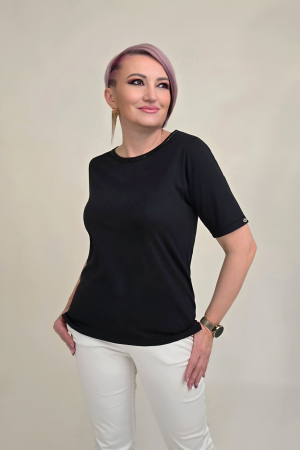 Tricouri dama - Tricou Arancia negru Virginia Blu