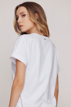 Tricou CC1MZ4255 alb pisi Mizar [2]