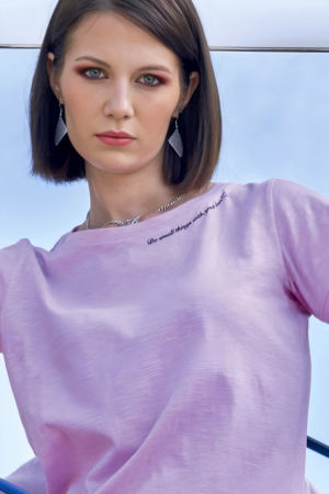 Tricou Kari roz Granchio [2]