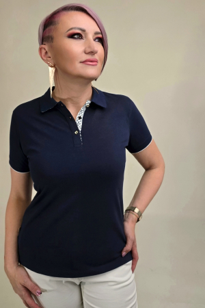 Imbracaminte Femei - Tricou polo Mela bleumarine Virginia Blu
