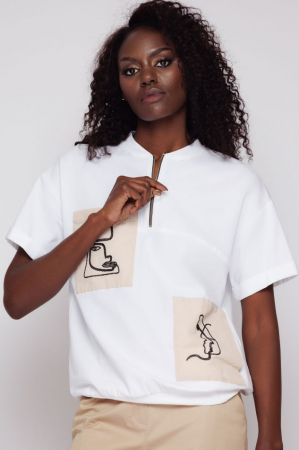 Tricouri dama - Tricou US2MZ4112 ivoar Mizar