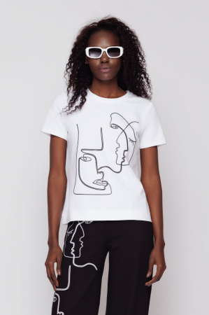 Tricou US2MZ4122 alb Mizar [2]