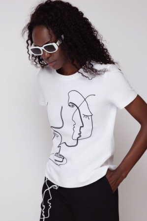 Tricou US2MZ4122 alb Mizar [0]
