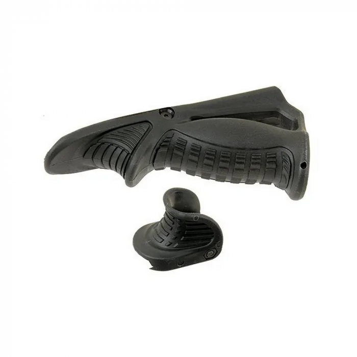 Maner ergonomic doua piese negru [2]