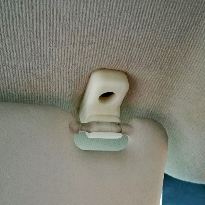 Set 2 cleme din plastic prindere parasolar Fiat Grande Punto [3]