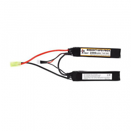 Acumulatori / Alimentatoare - Acumulator Li-Po 7.4V / 2200mAh 20C IPower airsoft