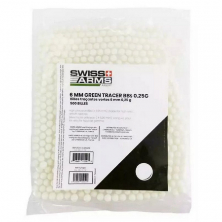 Consumabile - Bile Tracer 0.25g 500 buc Swiss Arms Cybergun