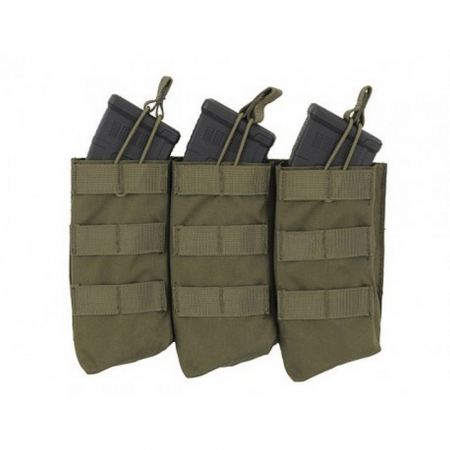 Echipament Tactic - Pouch triplu open 7.62x39 AK Olive 8Fields