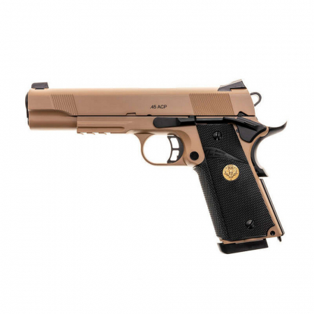 Arme airsoft - Replica 1911 STS-7 Tan MEU GBB Spartan