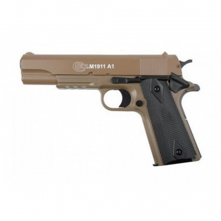 Arme airsoft - Replica COLT 1911 HPA metal slide TAN