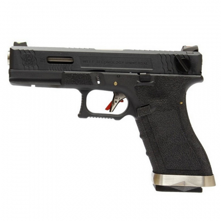 Arme airsoft - Replica WE18C Custom Silver GBB WE