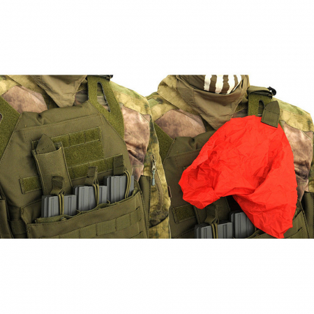 (TG) Pouch airsoft cu steag rosu 8fields [4]